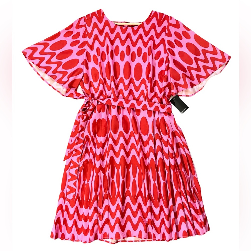 NWT Eloquii Retro Belted Plus Size Dress